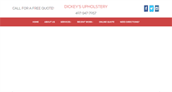 Desktop Screenshot of ldupholstery.com